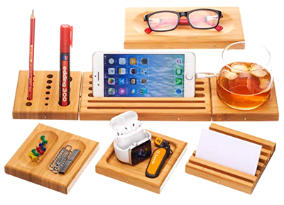 Wooden Home And Office Desk Organizer Comfort And Style Holder