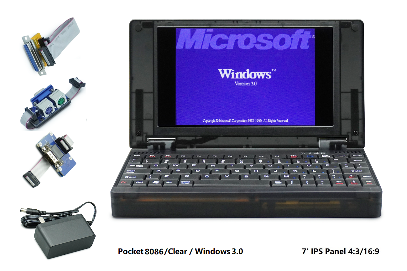 Pocket8086 Retro DOS Computer 8086 CPU PC-XT Compatible