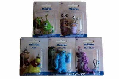 Disney Pixar Monsters: Boo, Mike, Randall, Roz, Sulley Set 5 cake topper/favor