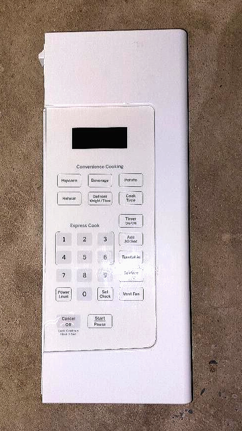 GE Microwave  touchpad control panel W/ board-complete  OEM Part #  JVM3160RF8SS