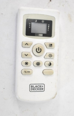 Black + Decker Digital Remote Controller Replacement White Genuine OEM USED