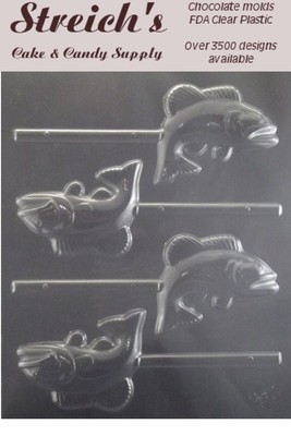 Fish Lollipop Chocolate Candy Mold