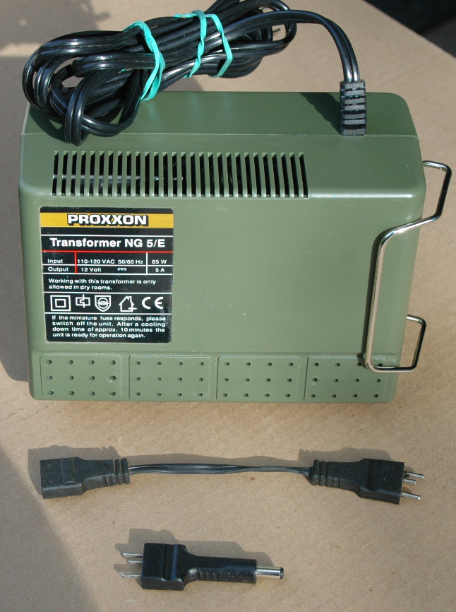 Proxxon NG 5/E Transformer Power Supply w/ 3 power tools & accessories