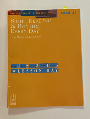 Sight Reading & Rhythm Every Day Helen Marlais Piano Book 3A