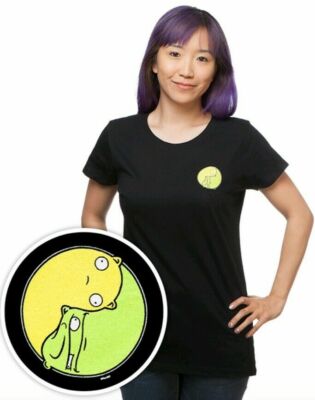 ThinkGeek Bob's Burgers T-shirt~Kuchi Kopi Swirl~Louise Belcher 2X (runs small)
