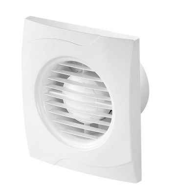 Bathroom Extractor Fan 100mm Wall White Ventilator Kitchen Shower WV100