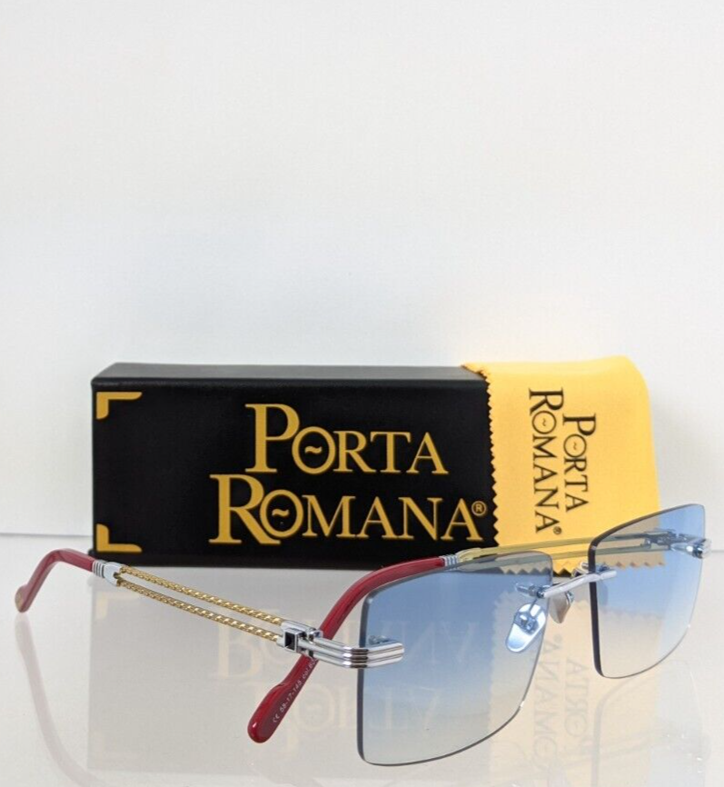 Pre-owned Porta Romana Authentic  1010 Sunglasses Col. 600 1010 Vintage Frame In Blue