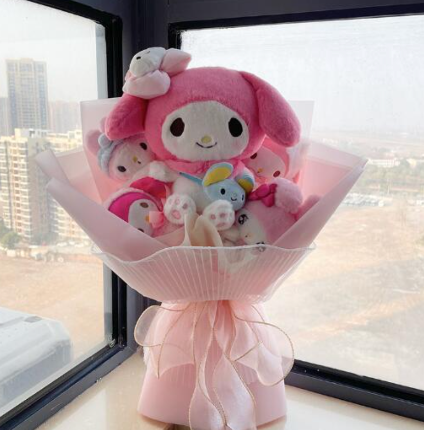 SANRIO HELLO KITTY PLUSH BOUQUET FLOWERS MY MELODY
