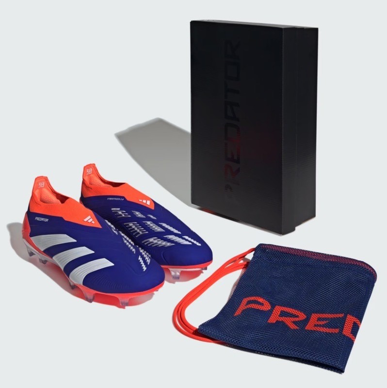 Adidas Predator ELITE LL FG Laceless Soccer Cleats Blue IF6447