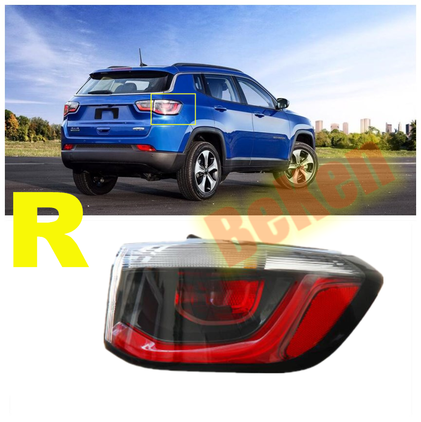 For Jeep Compass 2017 2018 2019 Rear right Side Outer Tail Lamp