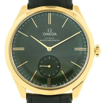 【RITAO CHAN公式アカウント10 】OMEGA De Ville Omega De Ville Co-Axial Chronometer Green 40mm 435.53.40.21