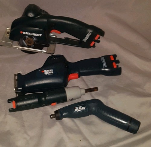 Black Decker VersaPak Tools Lot Black and Decker Lot of 7 Versapak Tools