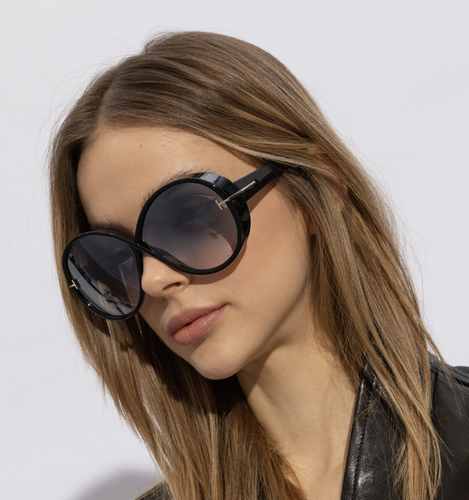 TOM FORD TOM FORD FT1116-01X-64 SHINY BLACK SUNGLASSES