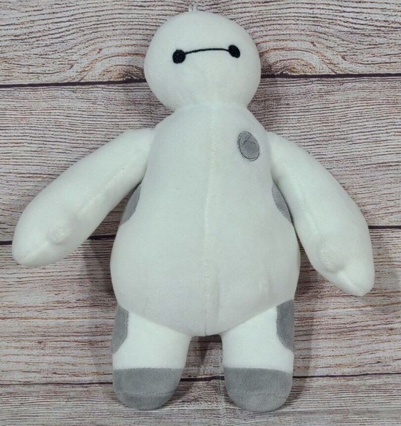 Walt Disney Big Hero 6 Plush Baymax Stuffed Animal Toy White Gray 10