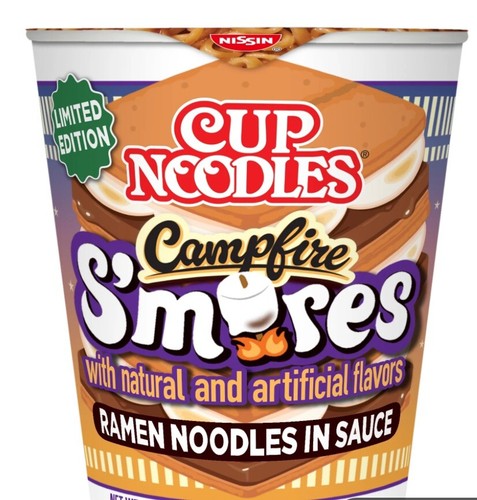 Nissin CAMPFIRE S'MORES Flavor Ramen Cup Noodles LIMITED