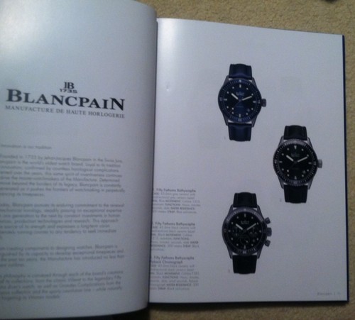 Watch Catalog Audemars WesTime Piguet Collection Book Sales Blancpain Hublot MTC