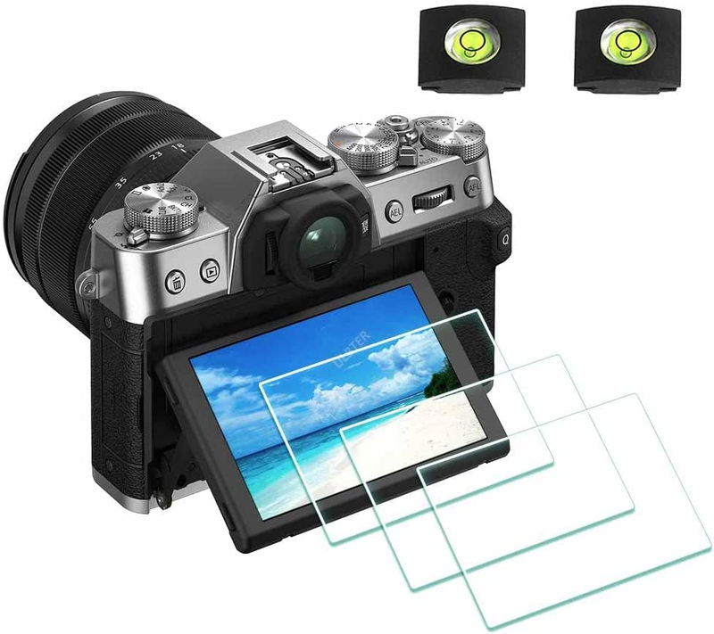 ULBTER Screen Protector for Fujifilm X-T30/X-T30 II [3+2 Pack] Tempered Glass wi