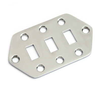 Chrome Switch Plate for Vintage Fender Jaguar  Guitar AP-0656-010