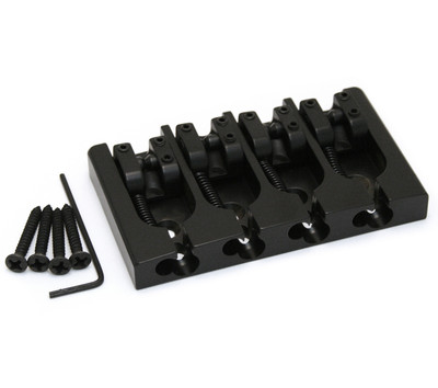 Hipshot Black/Brass 4-string A Series Bass Bridge .750'' String Spacing 5A400B