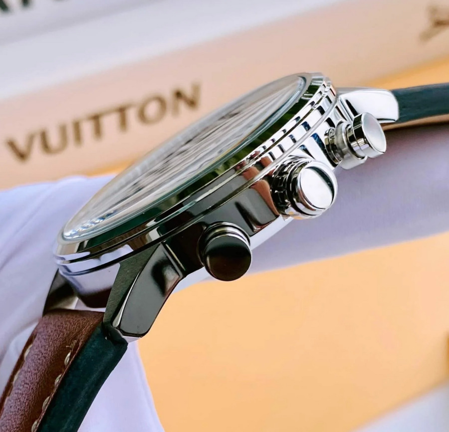 Pre-owned Citizen Eco-drive Ca4477-08x Avion Green Dial Chronograph Men's Watch
