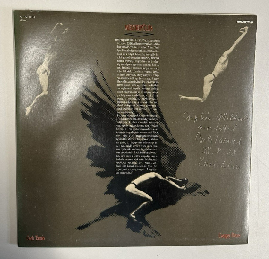 LP - Cseh Tams,  Csengey Dnes – Mlyrepls