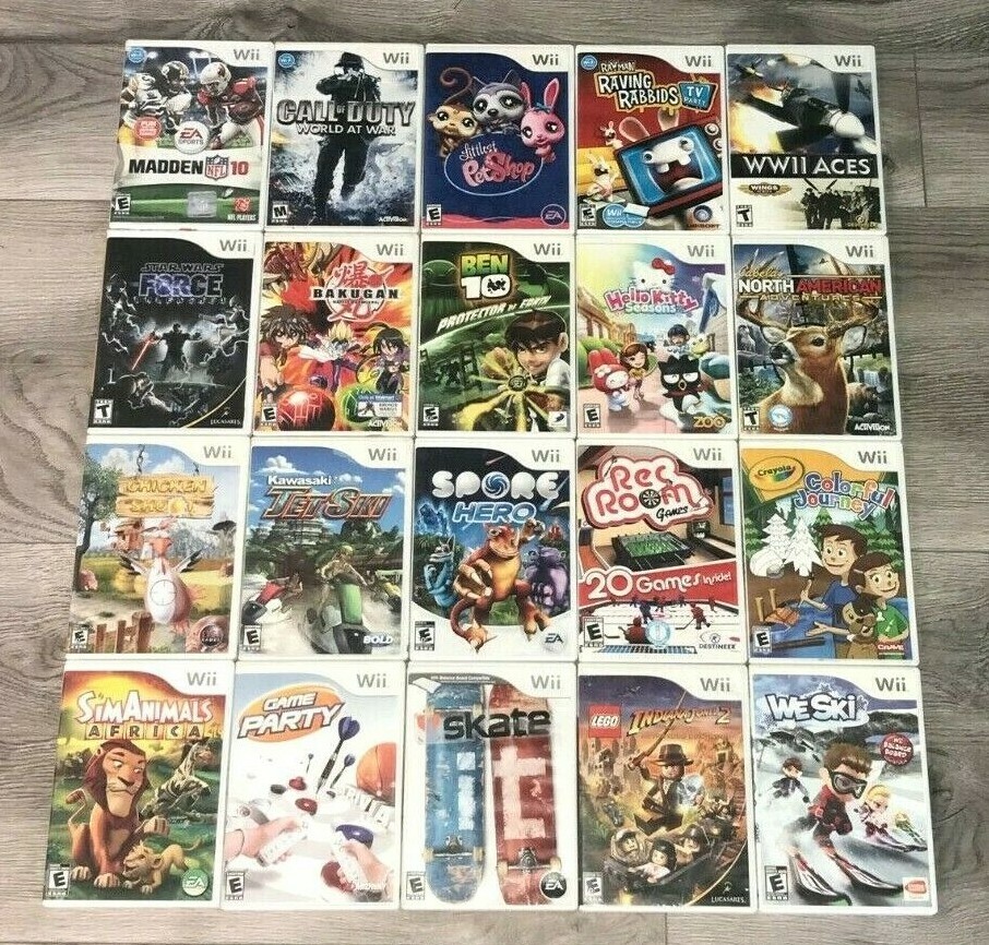 Nintendo Wii Games Complete Pick & Choose Fun Sports Mario