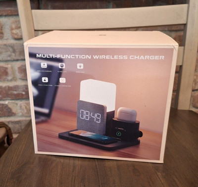 Multi-Function Wireless Charging Station For Smart Watch IPhone AirPods Samsung