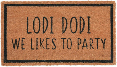 Cooltop Lodi DODI We Like to Party Doormat Funny Doormat Coir Doormat with Non S