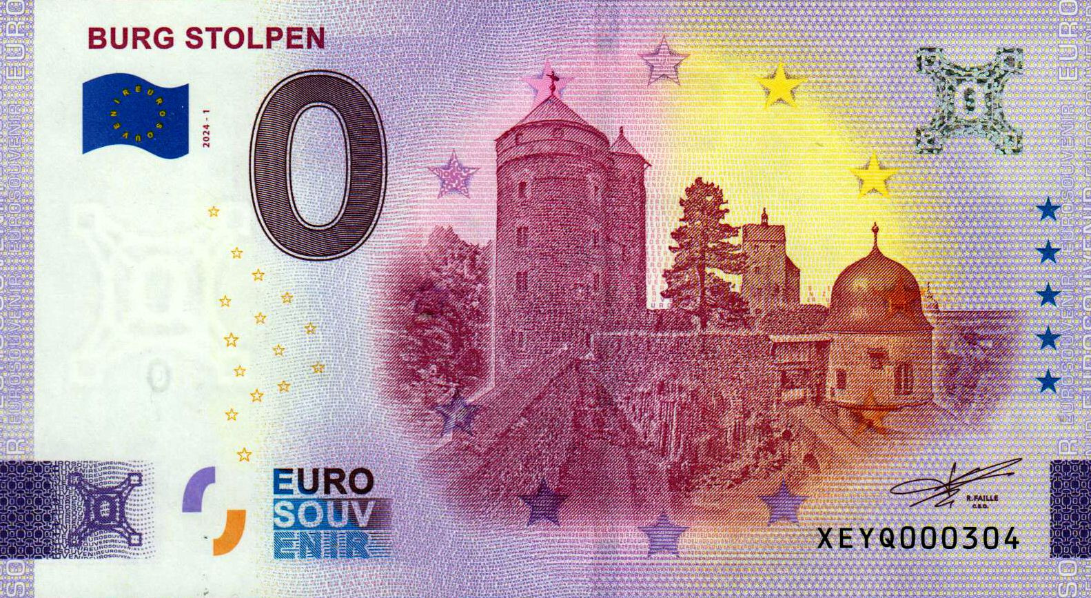 0 Euro Souvenir-Schein „Norge Svalbard Spitsbergen“ – 135x74 Mm, Mit Sicherheitsmerkmalen & Seriennummer