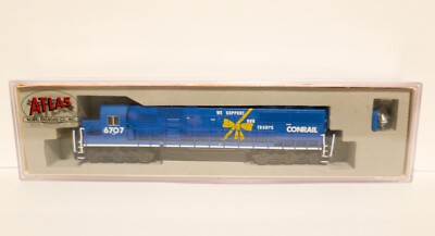 Atlas N Scale Locomotive #49313 SD-50 Conrail ''Troops'' #6707 [Hard to Find]