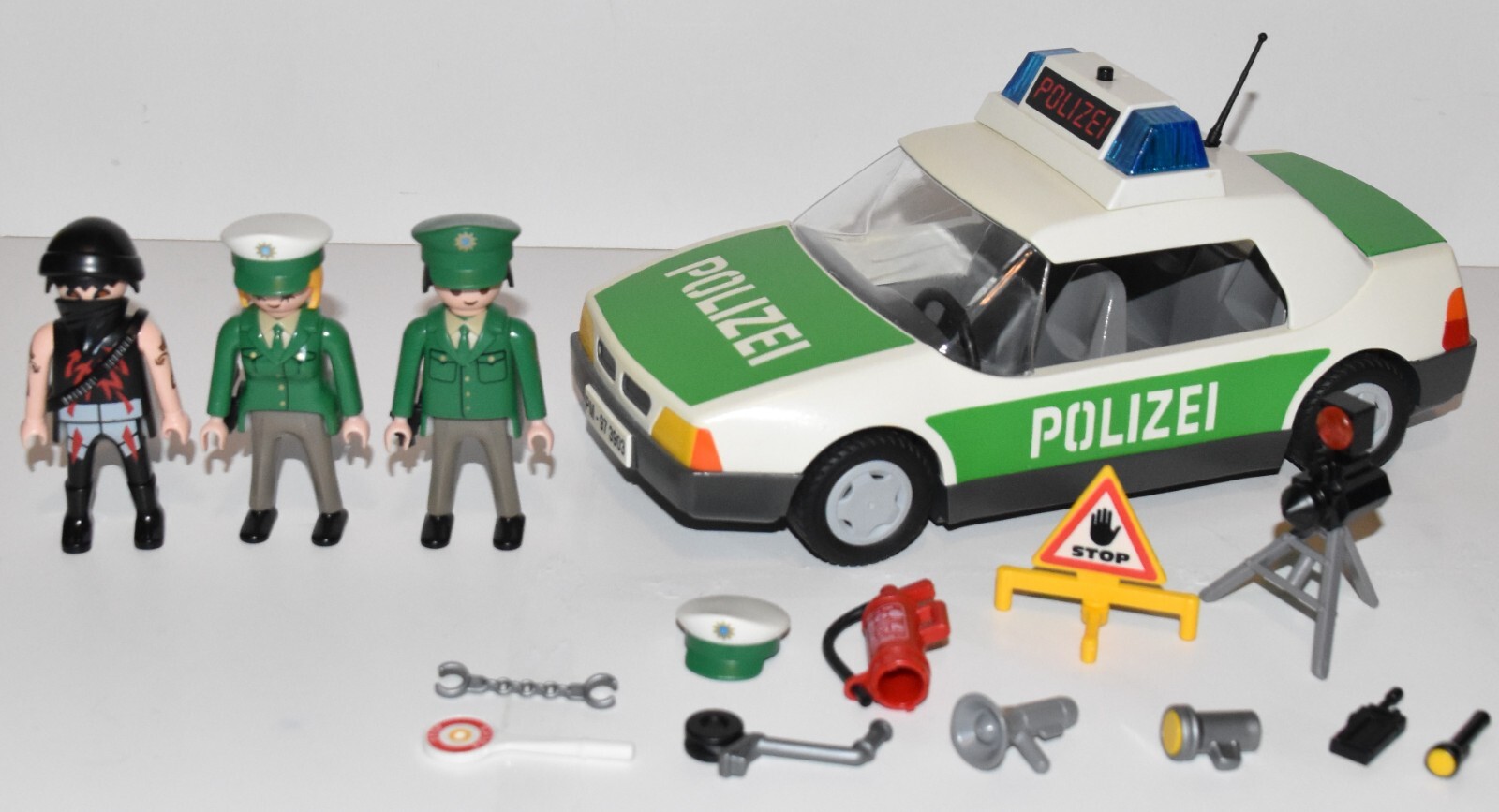 Playmobil 3903 Police Patrol Car 1997 Rescue City Life used
