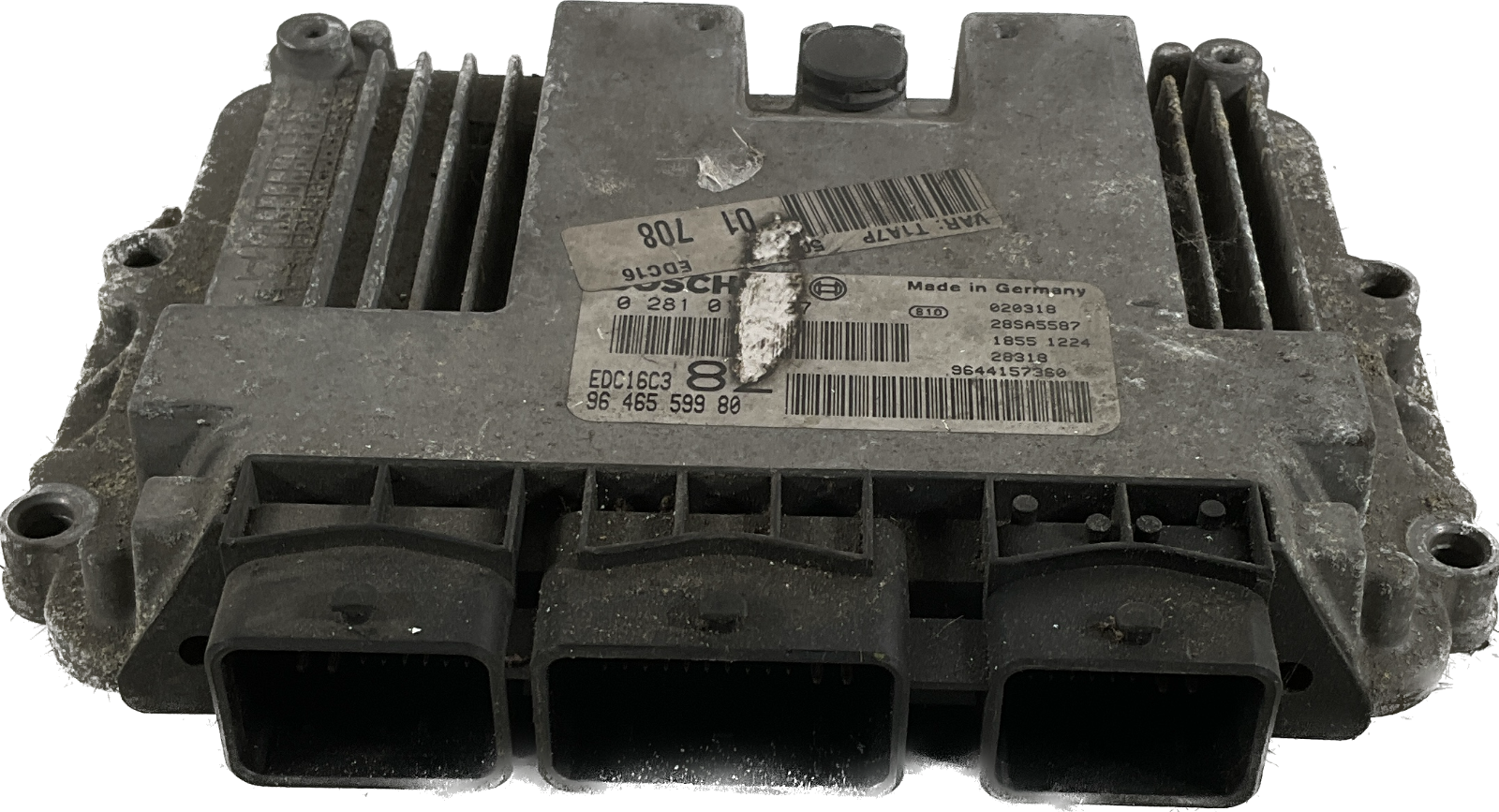 Centralina motore per PEUGEOT 206 1° serie 2002 codice ricambio: 9646559980