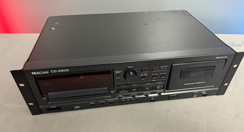 Tascam CD-A500 CD Player/Reverse Cassette Deck Working Ships Tascam CD-A500 CD Player/Reverse Cassette Deck Working Ships