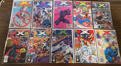 Marvel Comics X-Factor Vol 1, 15,39,47,52,60-65, 10 Issue Lot, SC684