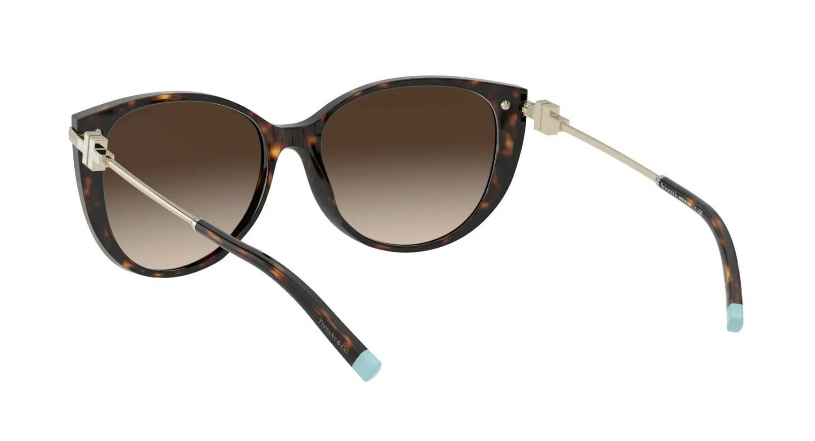 Pre-owned Tiffany & Co Tiffany T Tf 4178 Havana/brown Shaded (8015/3b) Sunglasses