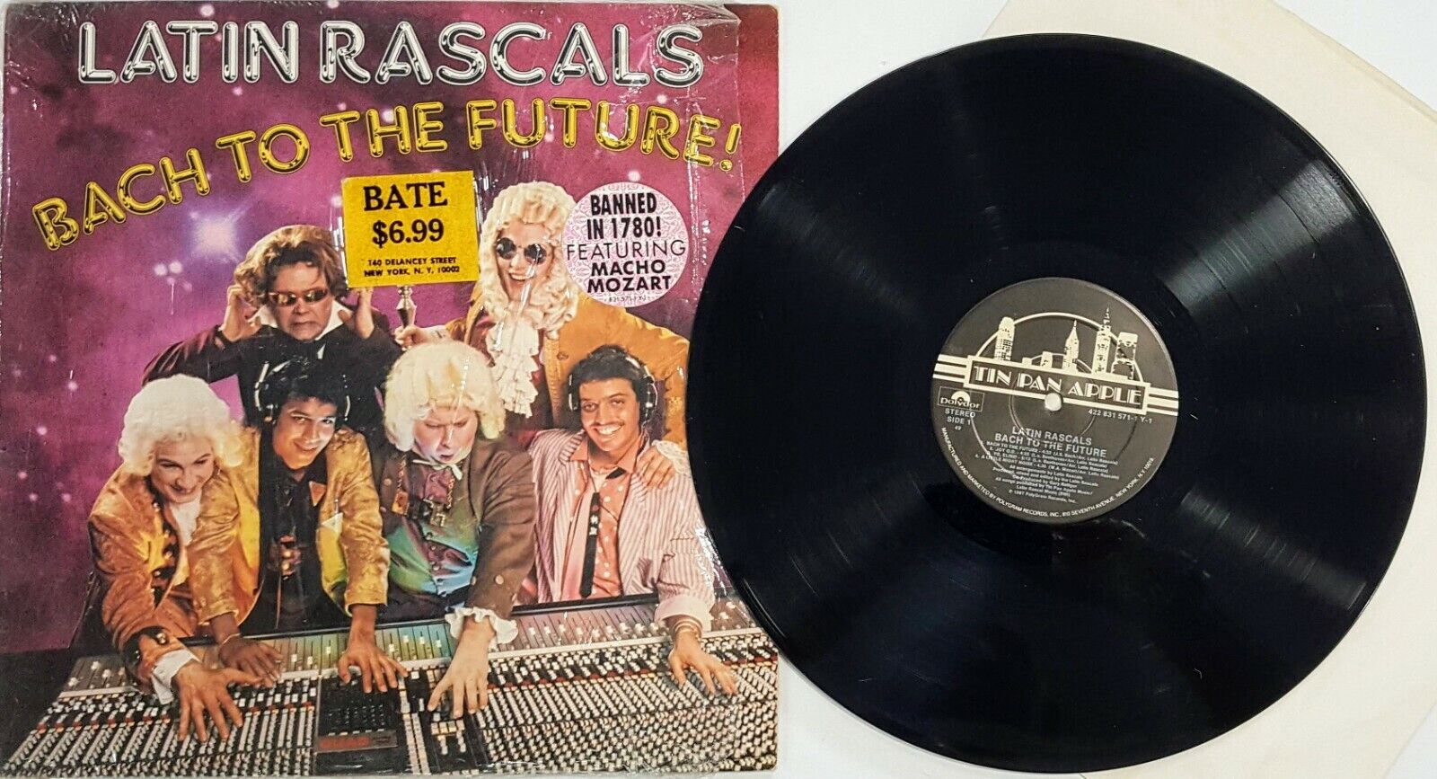 Latin Rascals Bach to the Future (LP, 33 rpm, Record, 1987 Latin Rascals Bach to the Future (LP, 33 rpm, Record, 1987