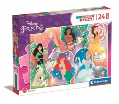 8005125242320 Puzzle 24 elementy CLM 24232 Maxi Princess PUD CLEMENTONI 24232 CL