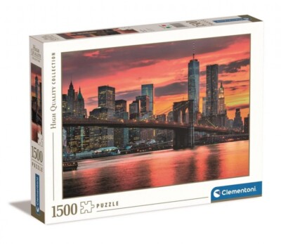 8005125316939 Puzzle 1500 elementów East River At Dusk CLEMENTONI 31693 CLEMENTO