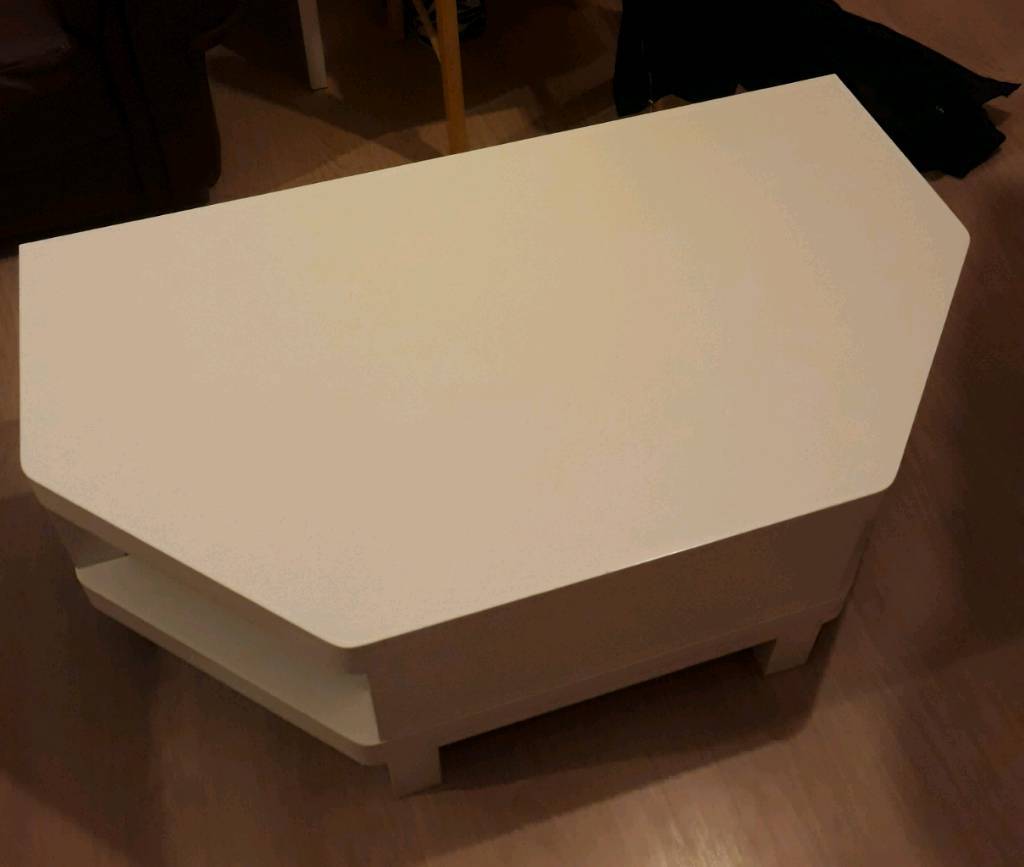 IKEA WHITE SOLID CORNER TV UNIT in Norwich, Norfolk Gumtree