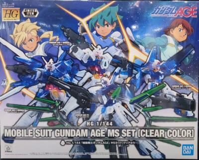 ロボット HG 1/144 GUNDAM AGE MS SET (CLEAR COLOR) HG 1/144 Mobile Suit Gundam AGE MS Set (Clear Color