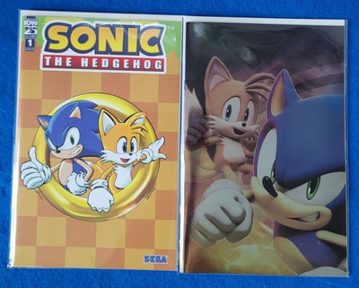 Sonic The Hedgehog #1 IDW Publishing 2024 C2E2 (set of 2) Ltd. 500 Ian Flynn 