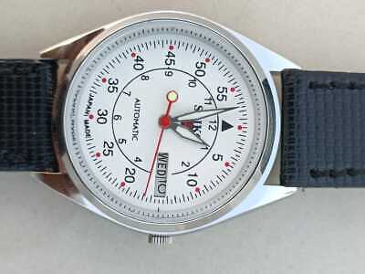 Vintage Seiko 5 Automatic White Dial Men's Watch Day-Date Wear Condition