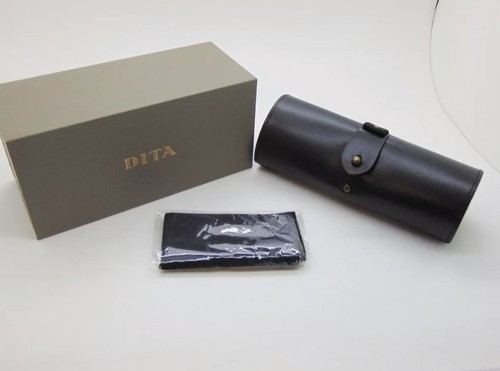 Pre-owned Dita Mach-six Dts121-62-01 Gld-blk Yellow Gold/black Grey Gradient Sunglasses