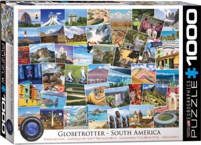 Eurographics puzzle;  South America;  Globetrotter series;  1000 pieces