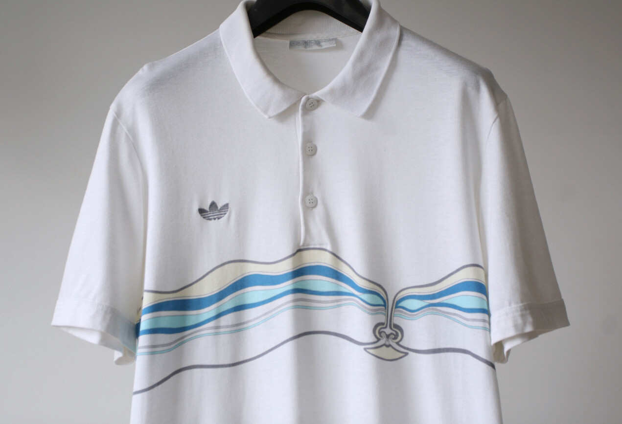 Adidas Vintage 1980s West Germany Ivan Lendl Tennis Polo