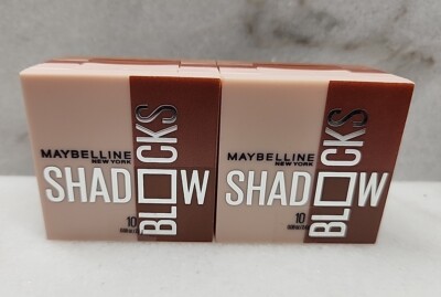 2-Maybelline New York Shadow Blocks Stacked Eye Shadow Trio 82nd & Park Ave # 10
