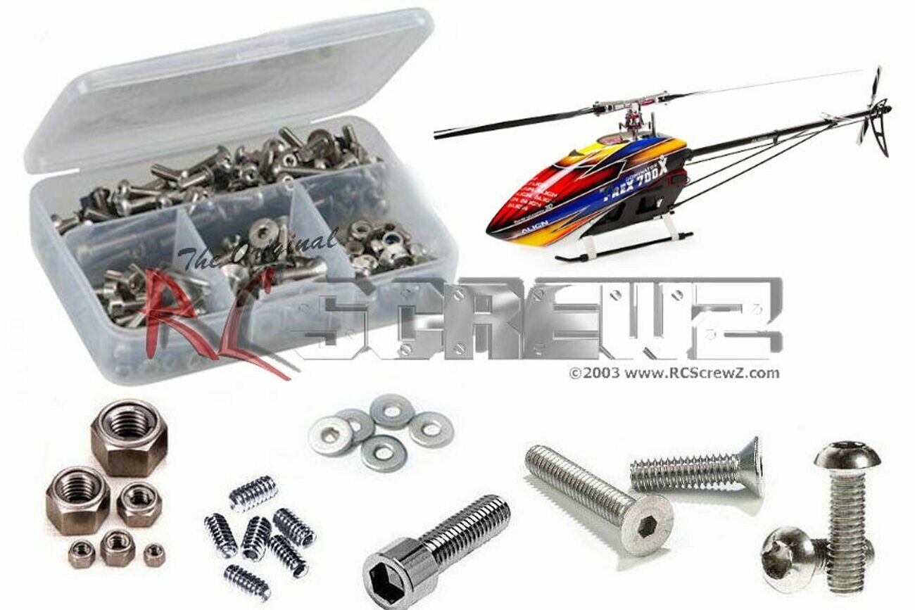 RC Screwz ALG036 - Align 700X Dominator Stainless Screw Kit