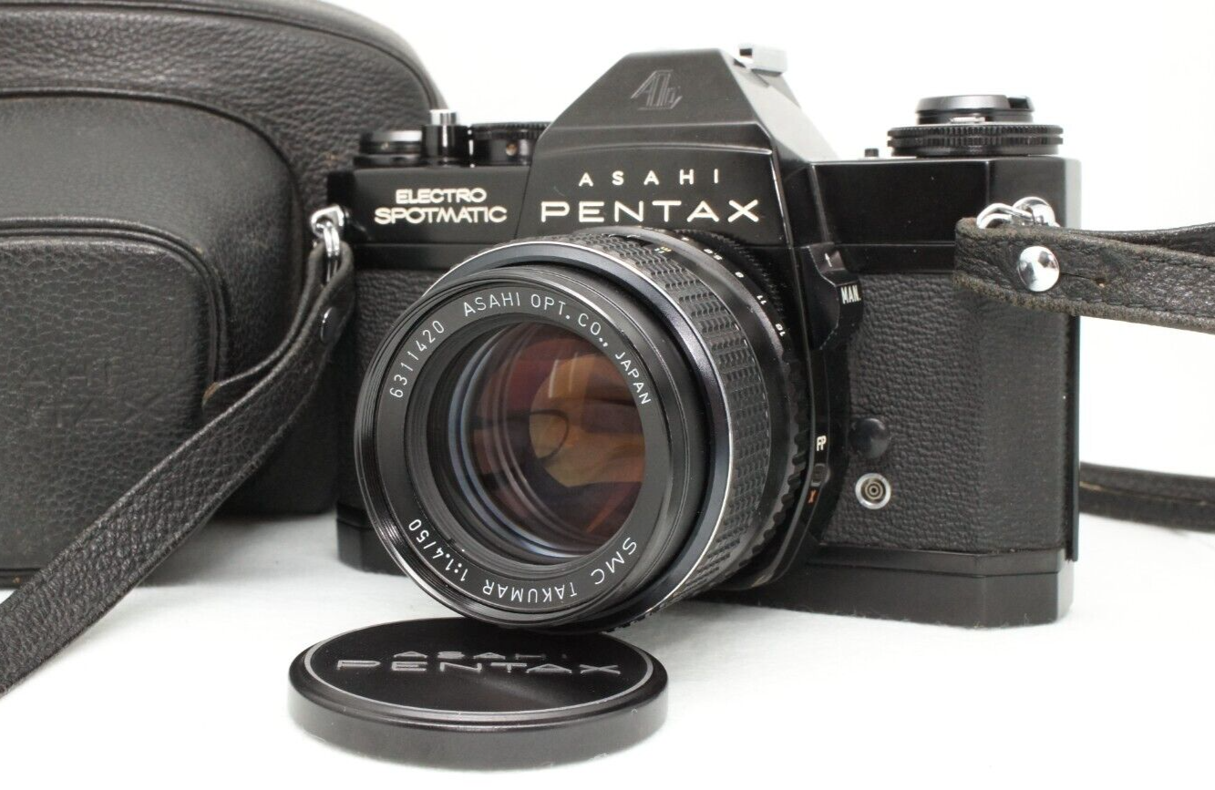 NM] Pentax ES Electro Spotmatic Film Camera SMC Takumar 50mm