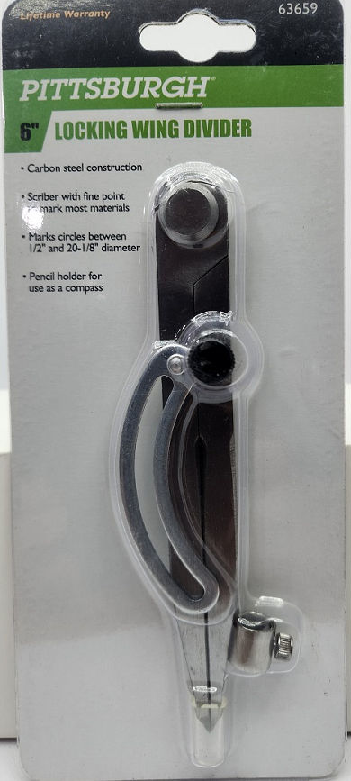 【破格値下げ】 Medium 6 inch PENCIL MARKING COMPASS CIRCLE MAKER SCRIBER 筆記具