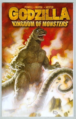 1996 Amada Godzilla Chromium #50 Baragon PSA 9 MINT VERY